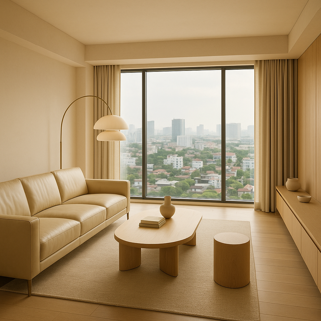 Khu vực ngồi của quán